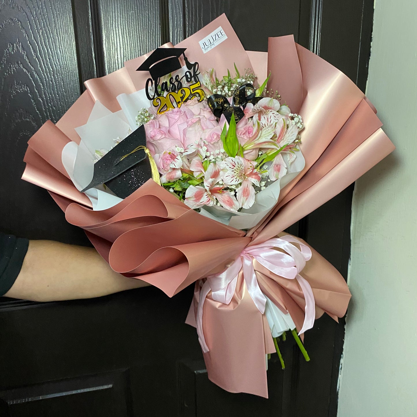 MIN-JI - Ramo de Graduación Estilo Coreano con 15 Rosas