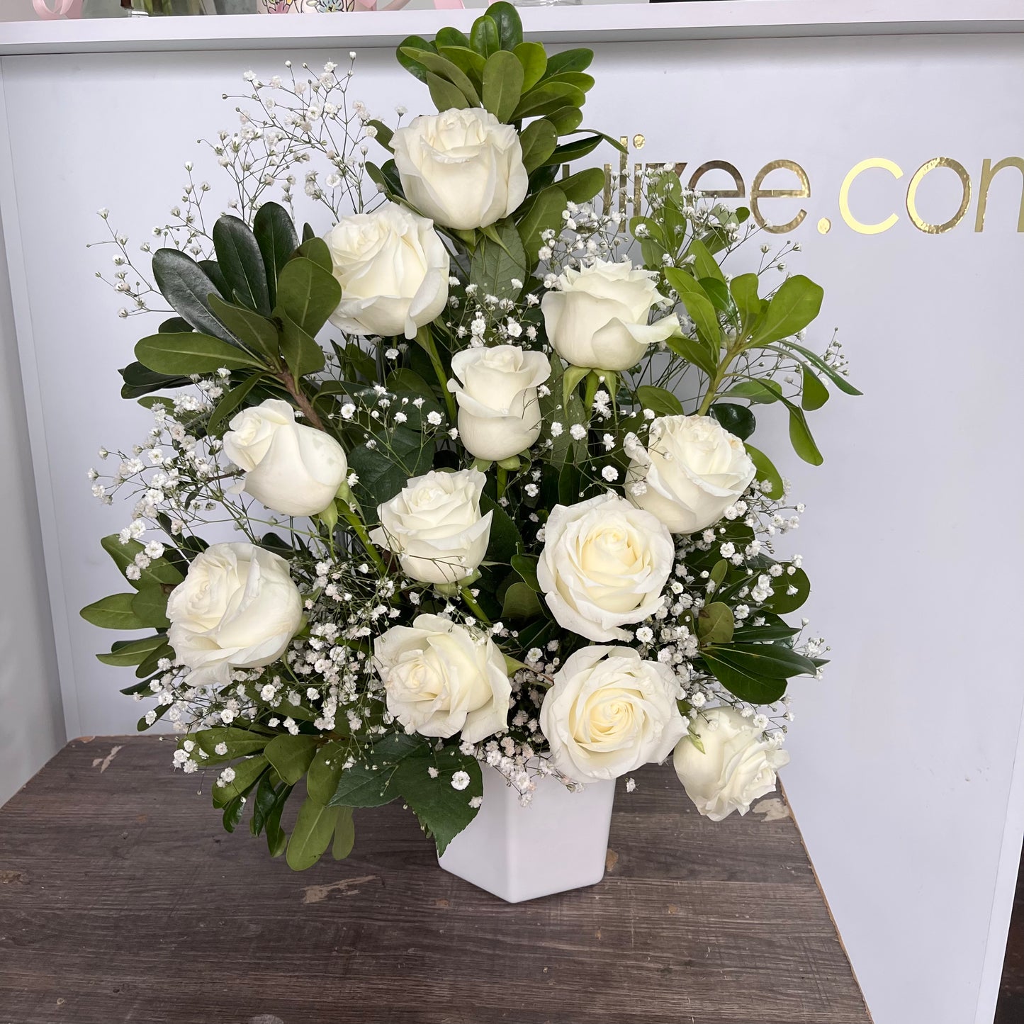 ESPERANZA - Rosas blancas de condolencias
